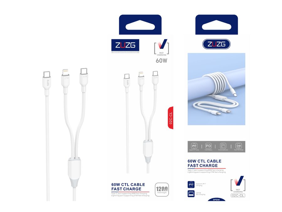 02C-CL-C-TYP Fast Charging Charging & Data Cable
