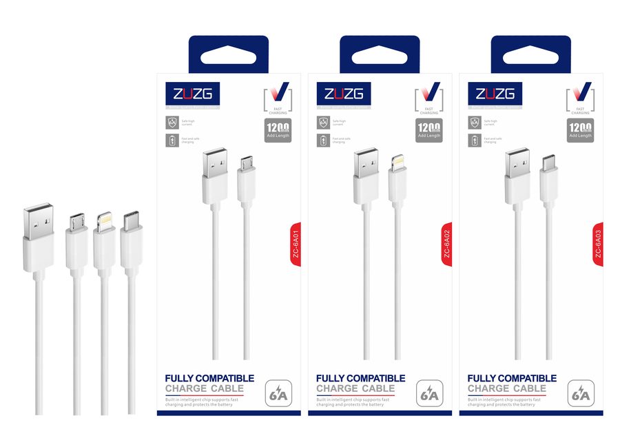 6A01-V8 Charging & Data Cable