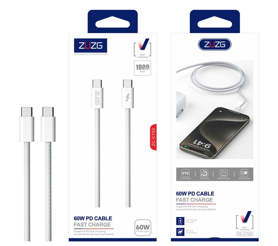 CT02 Fast Charging Charging & Data Cable
