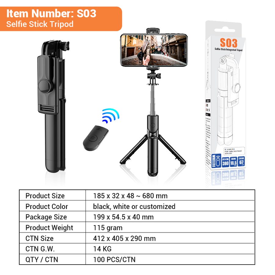 Tripod Selfie Stick