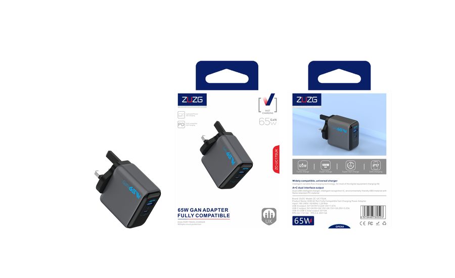 UC17SEU 65W Travel Charger view 2