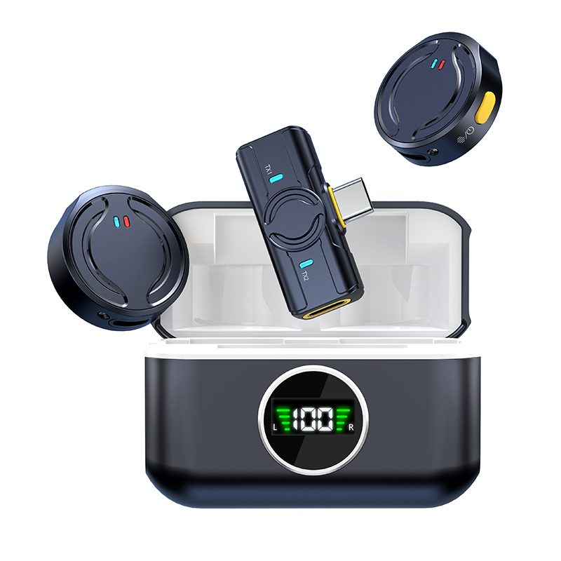 Wireless Lavalier Microphone with Noise Cancelling view 4