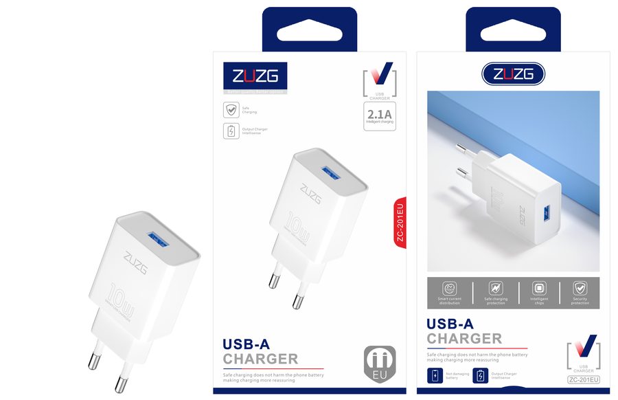 ZC-201 10W Travel Charger view 2