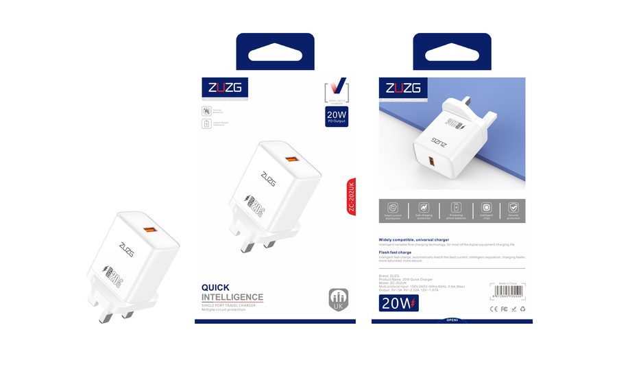 ZC-202 20W Travel Charger