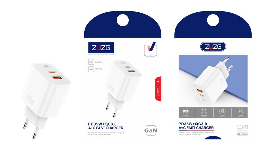ZC-208 35W Travel Charger