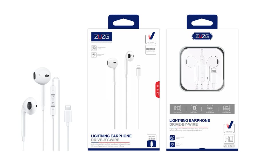 ZE-E13S Wired Earphone & Audio Adapter with In-Line Control, Cable