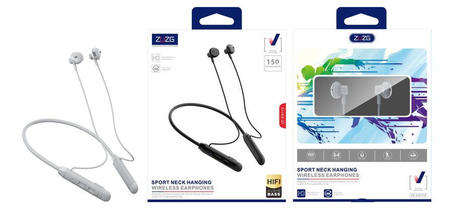 ZE-EB11S Magnetic Wireless Audio with Cable, Earphone